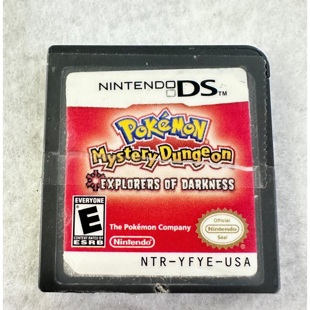 Pokemon Mystery Dungeon Explorers of Darkness DS Tested Authentic
